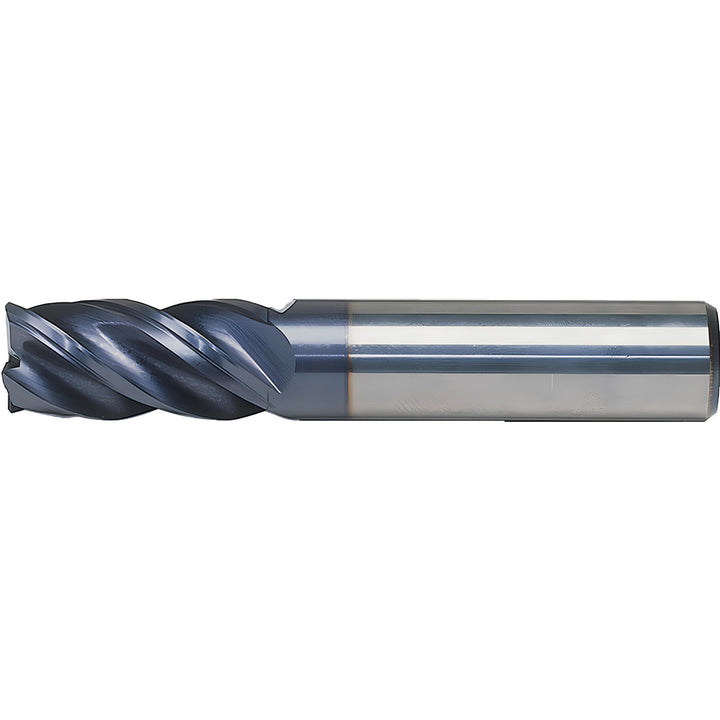 5/8" 4-Flute Solid Carbide Corner Radius & Corner Chamfer End Mill, AlTiN - Kennametal 4067237