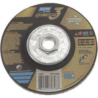 4-1/2 x 1/4" Ceramic Alumina Grinding & Cutoff Wheel - Norton 66253370793
