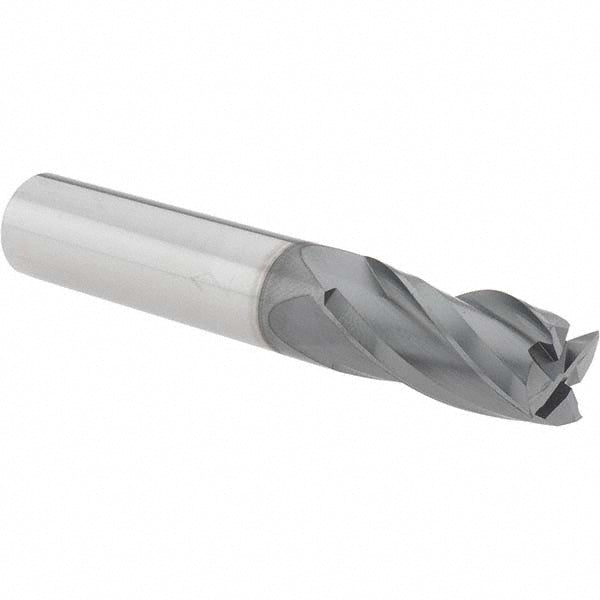1/2in" 4-Flute Solid Carbide Square End Mill, TiAlN - YG-1 07593TF