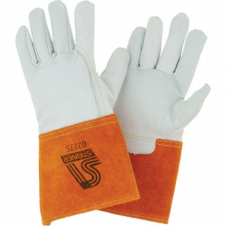 Medium Leather; Synthetic Leather Flame Gloves - Steiner 0227-S