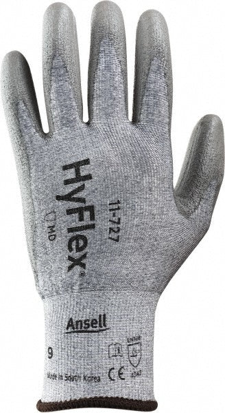 Large Gray HPPE; Nylon; Spandex Cut, Puncture & Abrasion-Resistant Gloves - Ansell 11727090