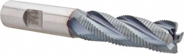 0.375" 4-Flute Cobalt Roughing End Mill, TiCN - Hertel 62889134