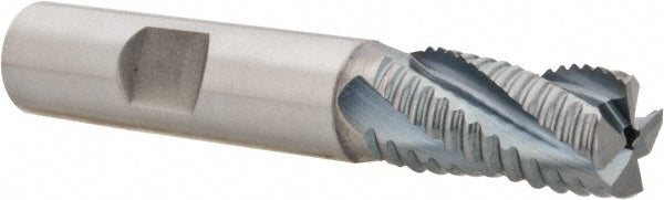 0.5000" 4-Flute Cobalt Single End Mill, TiCN - Hertel 44838951