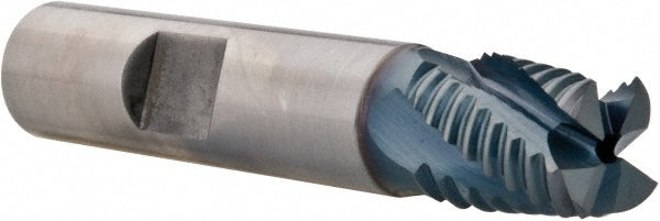 0.5" 4-Flute Cobalt Roughing End Mill, TiCN - Hertel 44838985