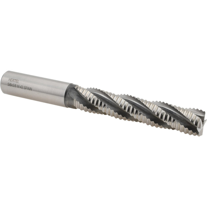 0.625" 4-Flute Cobalt Roughing End Mill - Hertel 44839215