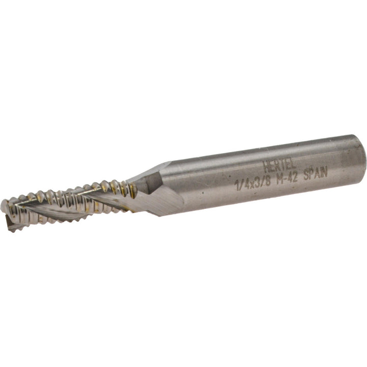 0.2500" 3-Flute Cobalt Single End Mill - Hertel 44839330