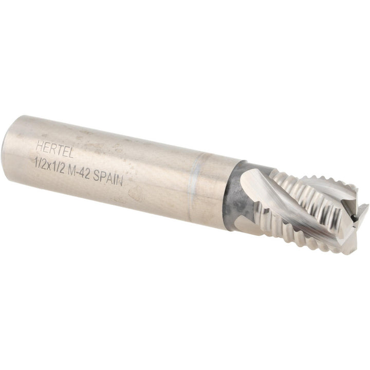 0.5" 4-Flute Cobalt Roughing End Mill - Hertel 44839421