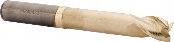 1/2" 3-Flute Solid Carbide Corner Radius End Mill, ZrN - Accupro 315535