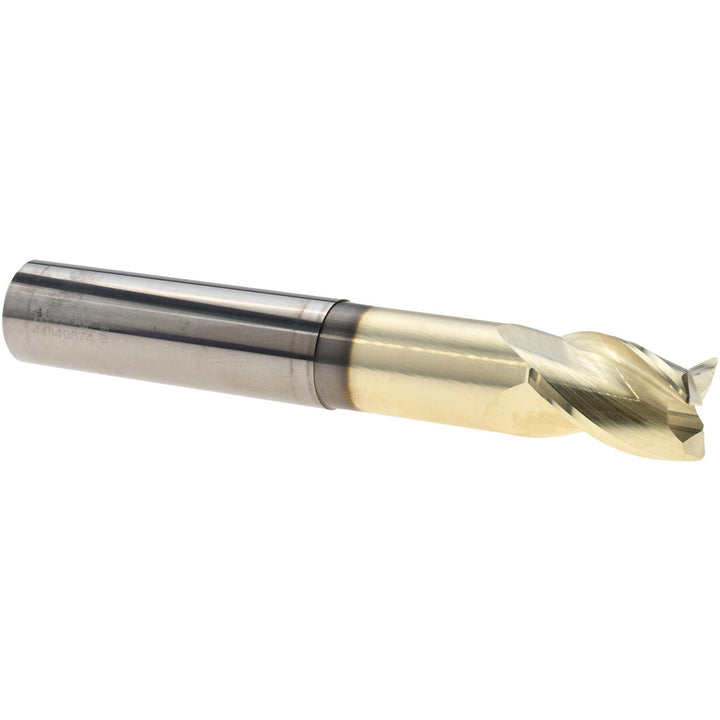 3/4" 3-Flute Solid Carbide Corner Radius End Mill, ZrN - Accupro 315654
