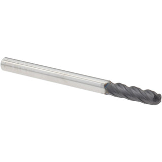 0.1181" 4-Flute Solid Carbide Ball End Mill, TiAlN - OSG HP441-1181-BN