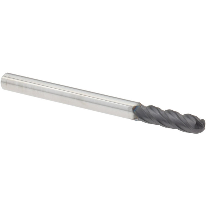0.1181" 4-Flute Solid Carbide Ball End Mill, TiAlN - OSG HP441-1181-BN