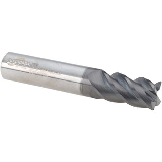 5/8" 4-Flute Solid Carbide Corner Radius End Mill, AlCrN - Supermill 5253808