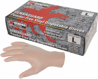 Clear Vinyl Gloves - MCR Safety 5015M