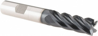 1/2" 5-Flute Solid Carbide Corner Radius End Mill, AlTiN - Iscar 5623156