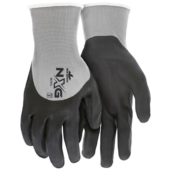 Large Gray Nylon Cut-Resistant Gloves - MCR Safety 96781L