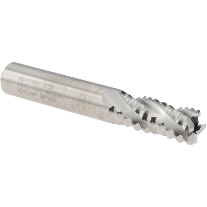 0.375" 4-Flute Cobalt Roughing End Mill - Seco 17014077