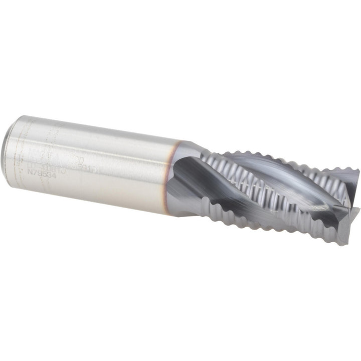 0.75" 4-Flute Cobalt Roughing End Mill, TiCN - Seco 17015290
