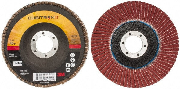 4-1/2" 40-Grit Premium Ceramic Alumina Disc - 3M 7000148187