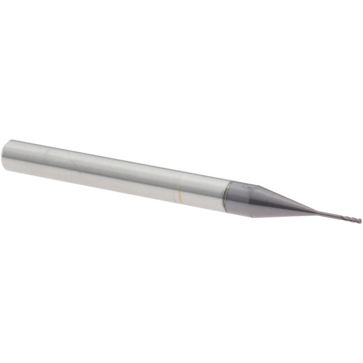 0.0200" 4-Flute Solid Carbide Square End Mill, AlTiN - Harvey Tool 76420-C3