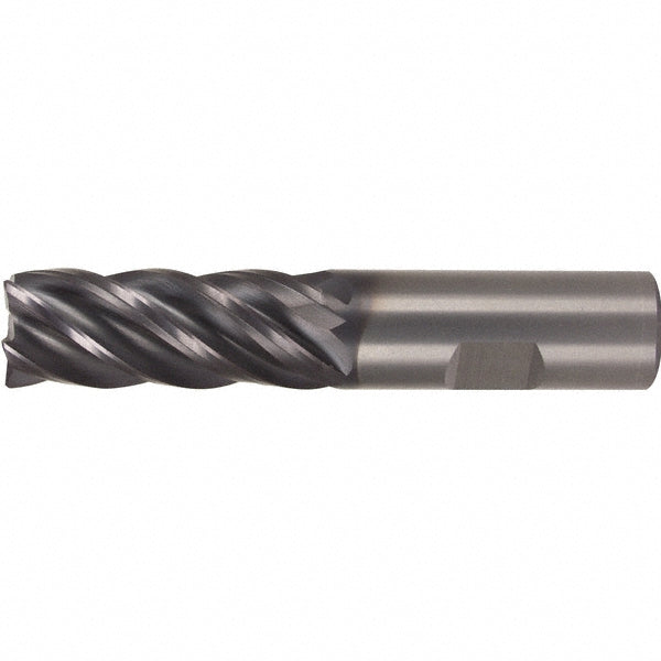 3/8" 5-Flute Solid Carbide Corner Radius End Mill, AlTiN - Kennametal 3899137