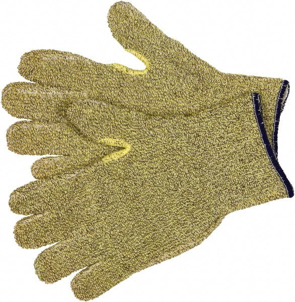 Small Yellow Kevlar; Cotton Cut & Abrasion-Resistant Gloves - MCR Safety 9435KMS