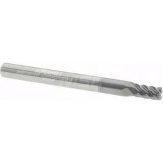 5/32" 5-Flute Solid Carbide Corner Radius End Mill, AlCrN - Supermill 5251770