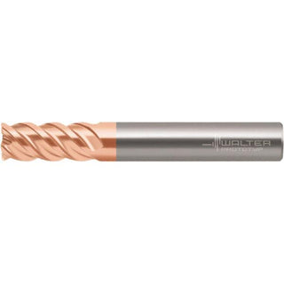 0.3937" 4-Flute Solid Carbide Corner Radius End Mill, TiAlSiN - Walter-Prototyp 7255003