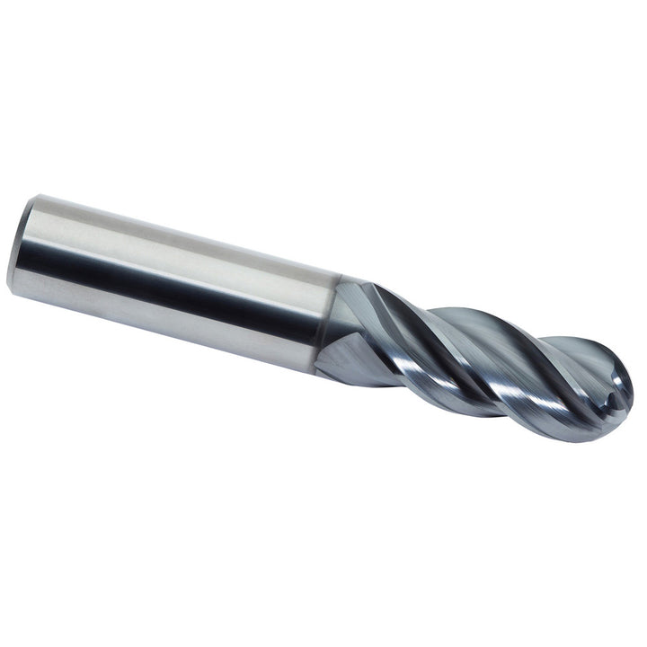 1/8" 4-Flute Solid Carbide Ball End Mill, ALtima Blaze - M.A. Ford. 27912510B