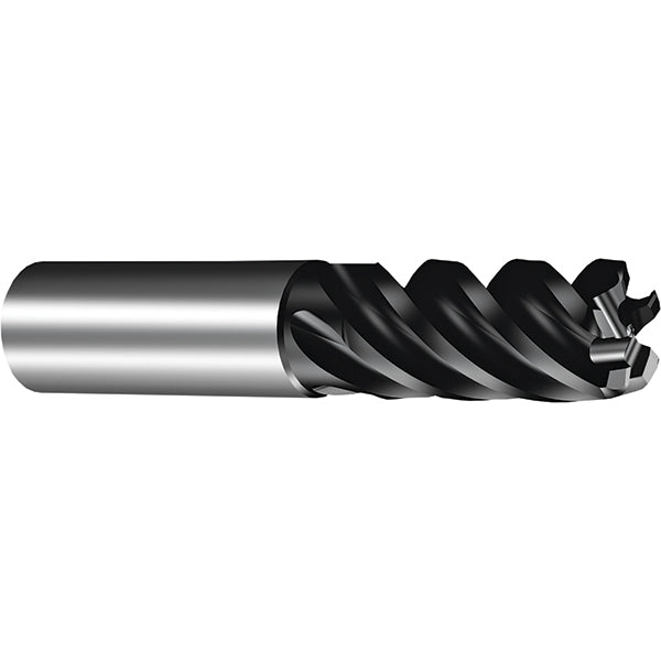 0.2362" 5-Flute Solid Carbide Corner Radius End Mill, TiAlSiN - Sandvik Coromant 7419161