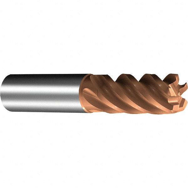 0.3937" 5-Flute Solid Carbide Corner Radius End Mill, TiAlN - Sandvik Coromant 7419254