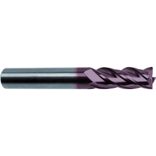 1/2" 4-Flute Solid Carbide Corner Radius & Corner Chamfer End Mill, TiAlN - Guhring 9030960127000