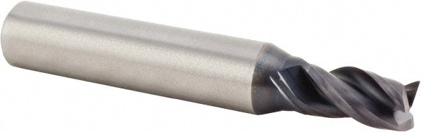 0.1563" 3-Flute Solid Carbide Single End Mill, AlTiN - Kennametal 4169514