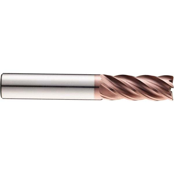 0.25" 5-Flute Solid Carbide Roughing End Mill, TiN - SGS 37009