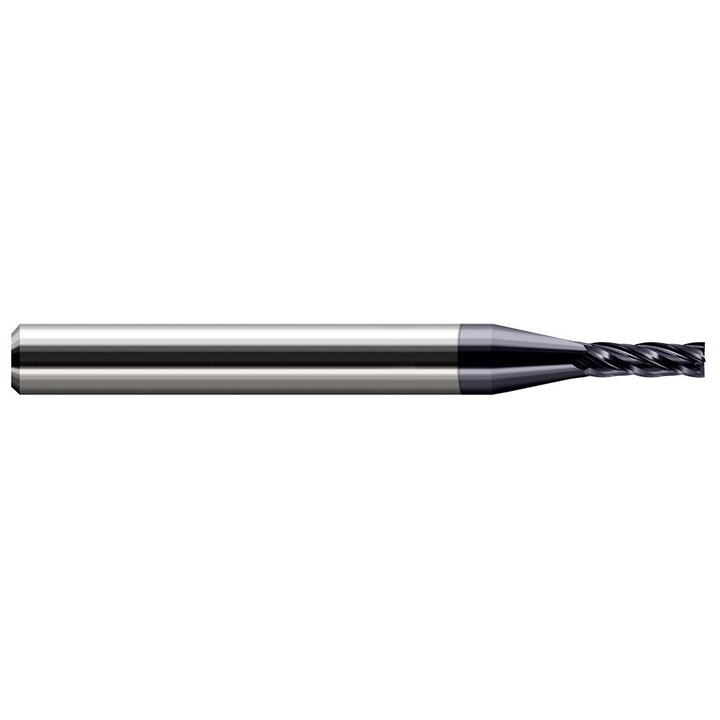 0.1180" 4-Flute Solid Carbide Square End Mill, AlTiN - Harvey Tool 73118-C3