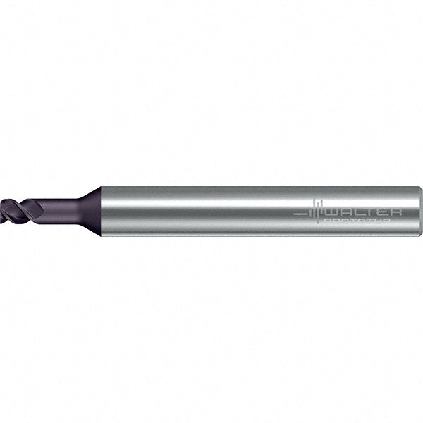 0.1180" 3-Flute Solid Carbide Corner Radius End Mill, TiAlN - Walter-Prototyp 6579340