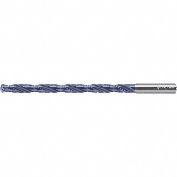 0.2008" Solid Carbide Drill Bit, TiNAl, 140° point - Walter-Titex 6618773