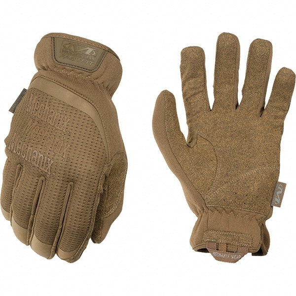 Medium Brown Leather Tactical Gloves - Mechanix Wear FFTAB-72-009