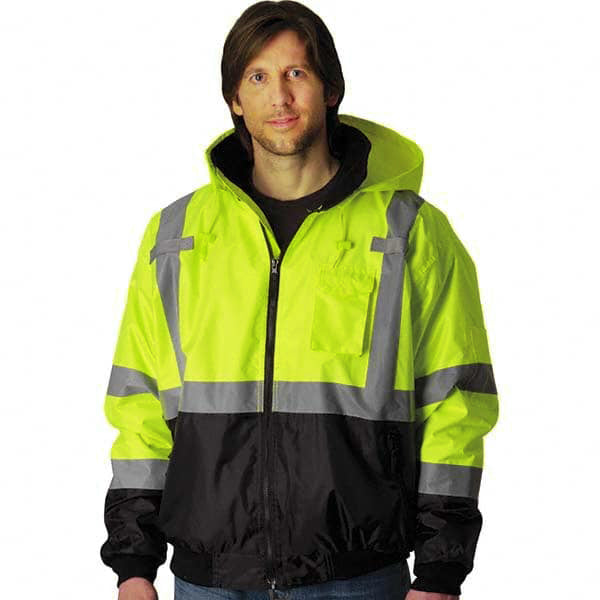 Large High Visibility Protective Garment - PIP 333-1766-LY/L