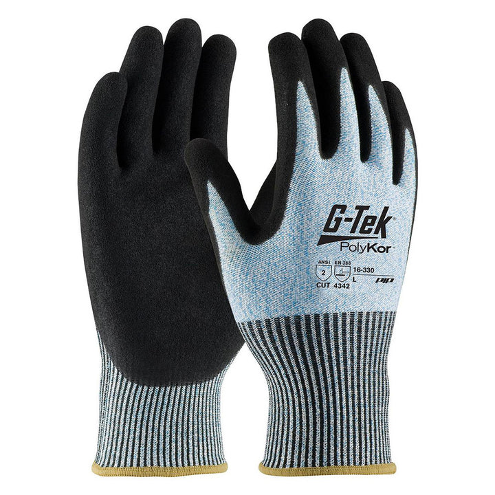 X-Large Blue PolyKor Cut-Resistant Gloves - PIP 16-330/XL