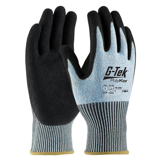 Large Blue PolyKor Cut-Resistant Gloves - PIP 16-330/L