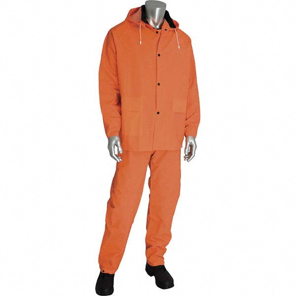 Large High-Visibility Orange; Hi-Vis Orange Waterproof Protective Garment - Falcon 201-360L