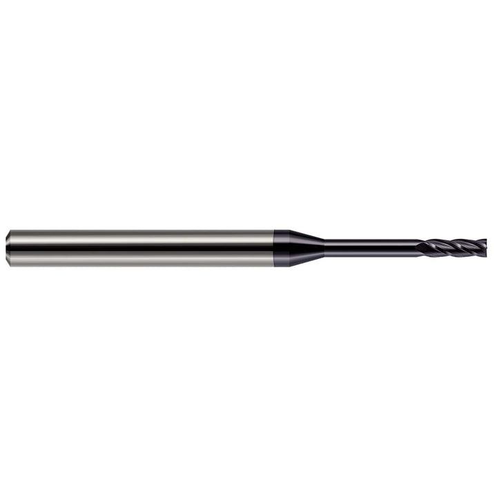 0.0400" 4-Flute Solid Carbide Square End Mill, AlTiN - Harvey Tool 76440-C3