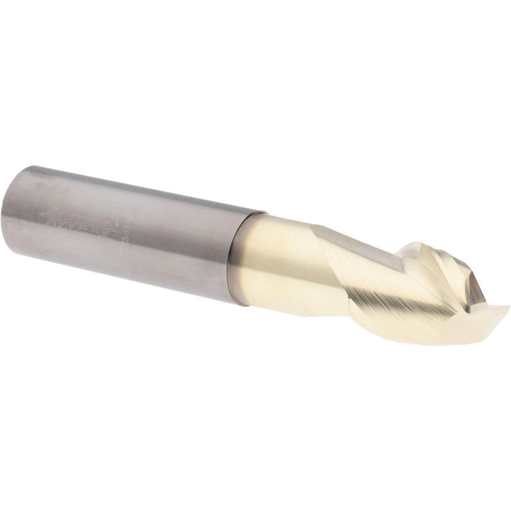 5/8" 2-Flute Solid Carbide Corner Radius End Mill, ZrN - Accupro 95170983