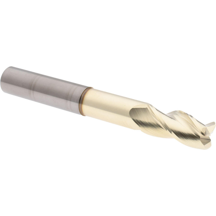 3/4" 3-Flute Solid Carbide Corner Radius End Mill, ZrN - Accupro 315689