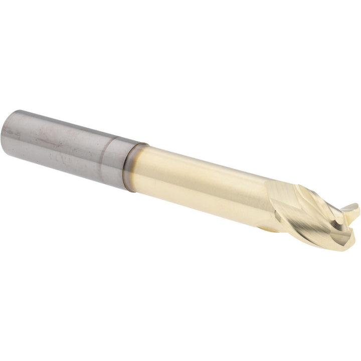 1/2" 3-Flute Solid Carbide Corner Radius End Mill, ZrN - Accupro 315546