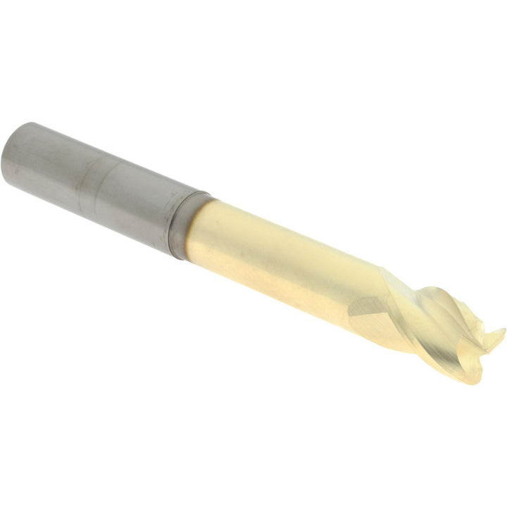 1/2" 3-Flute Solid Carbide Corner Radius End Mill, ZrN - Accupro 315539