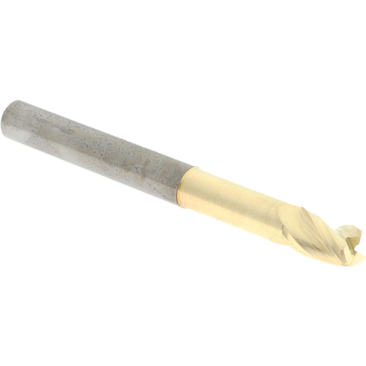 1/4" 3-Flute Solid Carbide Corner Radius End Mill, ZrN - Accupro 315394