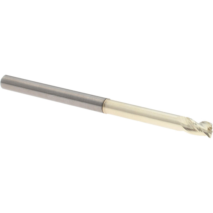 3/16" 3-Flute Solid Carbide Corner Radius End Mill, ZrN - Accupro 315374