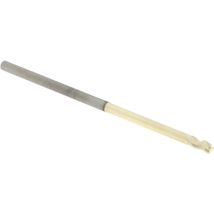 1/8" 3-Flute Solid Carbide Corner Radius End Mill, ZrN - Accupro 315367