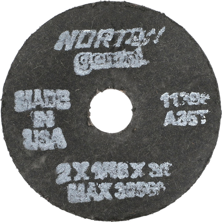 2 x 1/16" Aluminum Oxide Grinding & Cutoff Wheel - Norton 66243411396